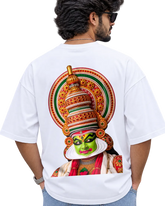 Pacha Vesham Men's Oversized Tee in White