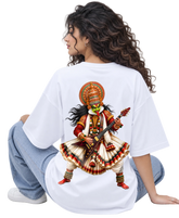 Rockakali Women's Oversized Tee in White