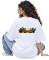 Vallam Kali Women's Oversized Tee in White