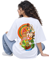 Onam Katha Women's Oversized Tee in White