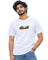 Vallam Kali Men's Round Neck Tee in White