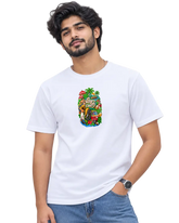 Aana Vandi Men's Round Neck Tee in White