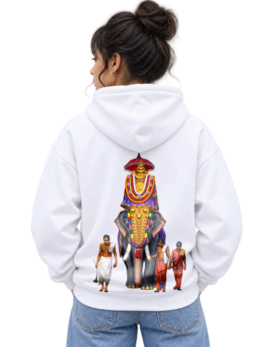 Gajarajan Women's Hoodie in White