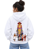 Gajarajan Women's Hoodie in White