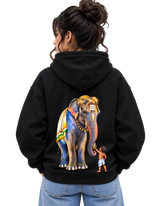 Aana & Kutty Women's Hoodie in Black