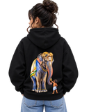 Aana & Kutty Women's Hoodie in Black