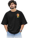 Onam Katha Men's Oversized Tee in Black – alternate view