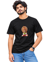 Pacha Vesham Men's Round Neck Tee in Black