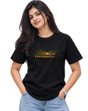 Vallam Kali Women's Round Neck Tee in Black