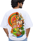 Onam Katha Men's Oversized Tee in White