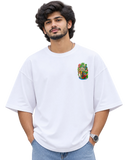Aana Vandi Men's Oversized Tee in White – alternate view