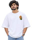 Onam Katha Men's Oversized Tee in White – alternate view