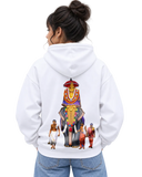 Gajarajan Women's Hoodie in White