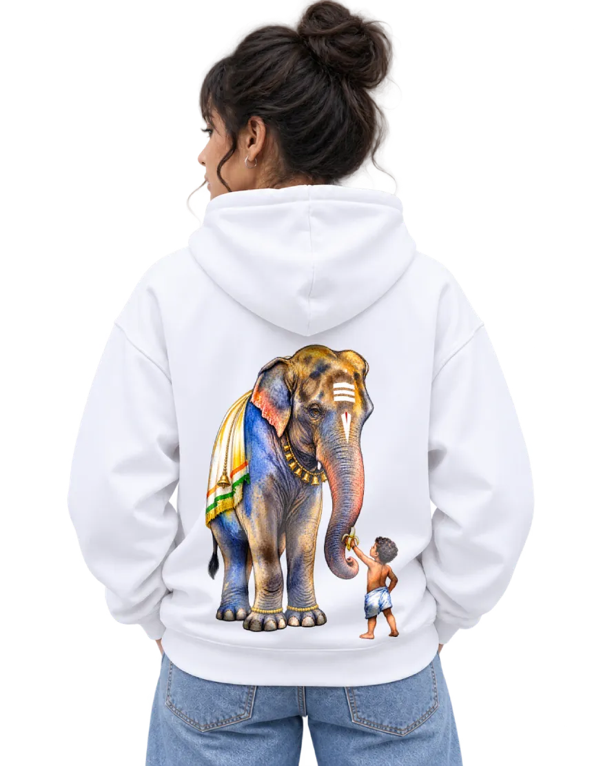 Aana & Kutty Women's Hoodie in White