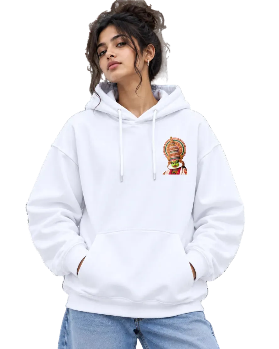 Pacha Vesham Women's Hoodie in White – alternate view