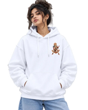 Rockakali Women's Hoodie in White – alternate view