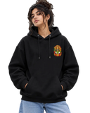 Kathakali Splash Women's Hoodie in Black – alternate view