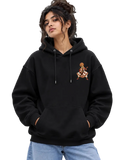 Rockakali Women's Hoodie in Black – alternate view