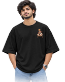 Rockakali Men's Oversized Tee in Black – alternate view