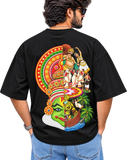 Onam Katha Men's Oversized Tee in Black